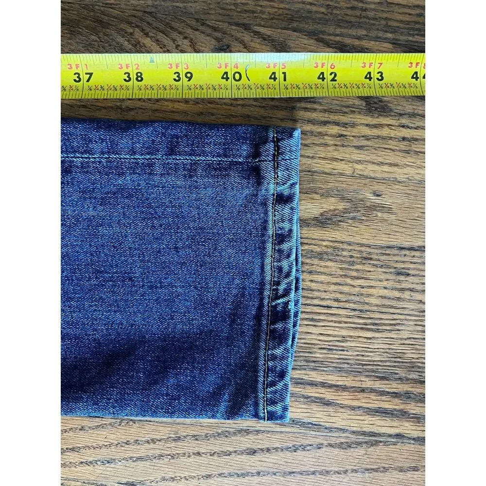 FLINT & TINDER Blue Slim Fit Denim Pants Jeans Trousers   Mens Size 32